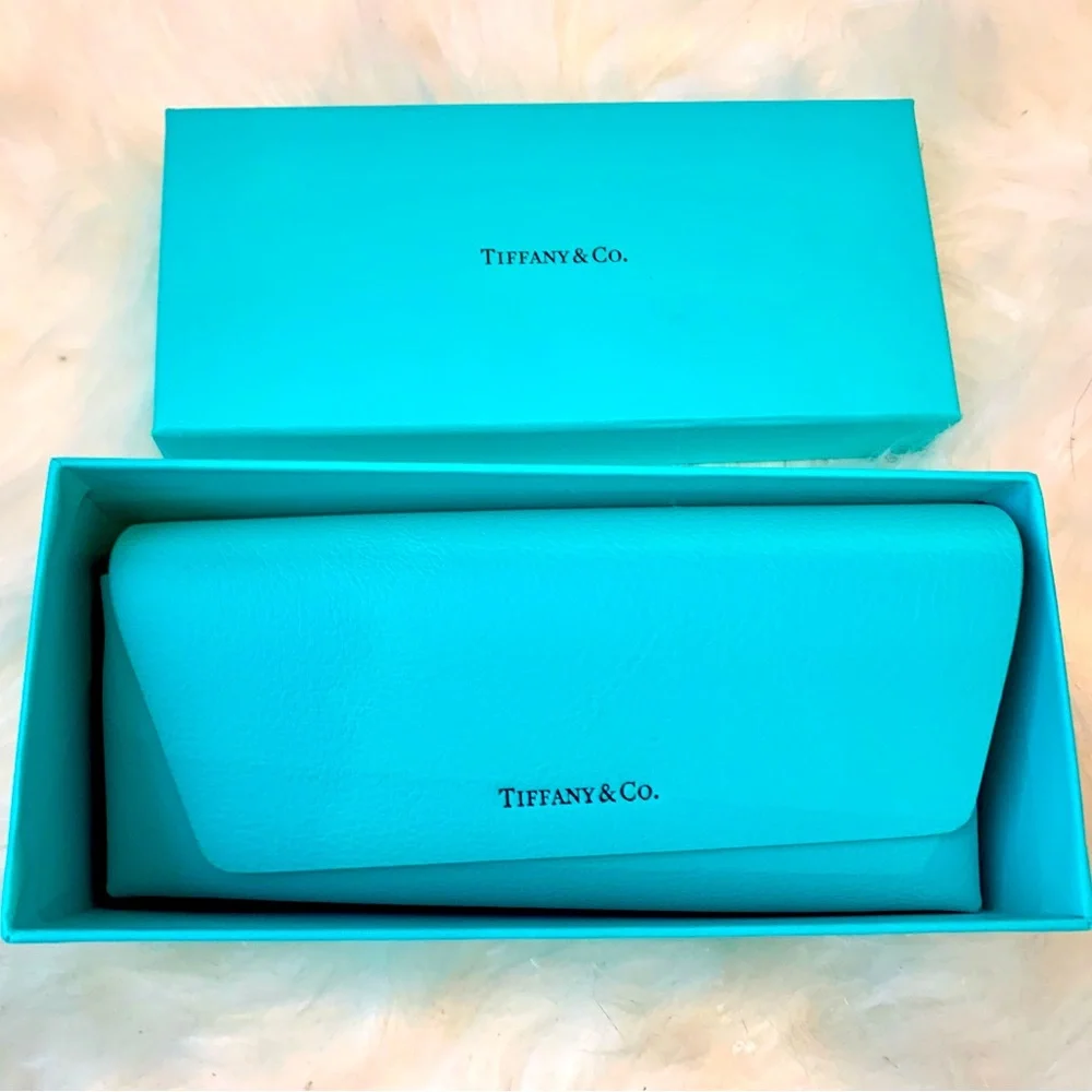 TIFFANY & CO. AUTHENTIC SUNGLASSES 4089B CAT EYE SHAPE CRYSTAL BUTTERFLY ACCENT - Picture 9 of 11